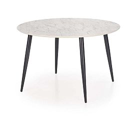 Jídelní stůl v dekoru mramoru Halmar Belato, ⌀ 120 cm
