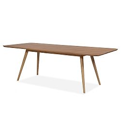 Jídelní stůl z dubového dřeva Gazzda Stafa, 140 x 90 x 75,5 cm