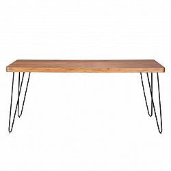 Jídelní stůl z masivního akáciového dřeva Skyport BAGLI, 180 x 80 cm