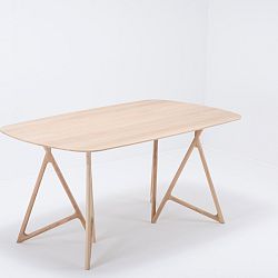 Jídelní stůl z masivního dubového dřeva Gazzda Koza, 180 x 90 cm