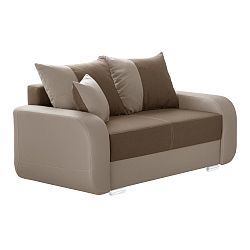 Karamelově hnědá dvoumístná pohovka INTERIEUR DE FAMILLE PARIS Destin