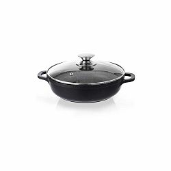 Kastrol s nepřilnavým povrchem Pfluon Granit se skleněnou poklicí Orion Grande, ⌀ 24 cm