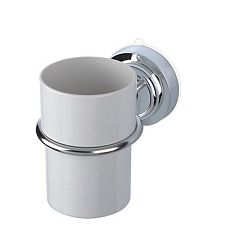 Kelímek na zubní kartáčky s ocelovým držátkem bez nutnosti vrtání ZOSO Cup