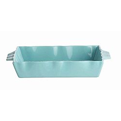 Keramická tyrkysová zapékací mísa Ego Dekor Kitchen, 37 x 24 cm