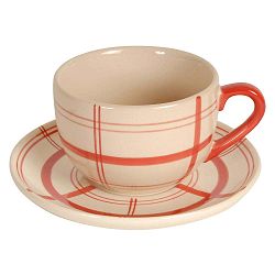 Keramický šálek s podšálkem Antic Line Cup Sharp, ⌀ 9 cm