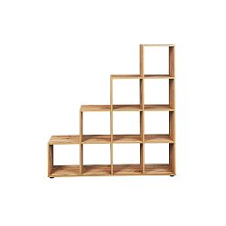 Knihovna Interlink Damian Wild Oak Trian Duro, 139 x 144 cm