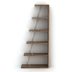 Knihovna v dekoru ořechového dřeva Rafevi Tars Mini