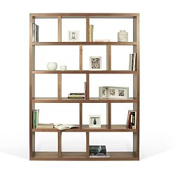 Knihovna v dekoru ořechového dřeva TemaHome Berlin 150