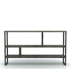 Knihovna z akáciového dřeva Livin Hill Flow, 90 x 160 cm