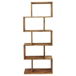 Knihovna z masivního bukového dřeva Kare Design Attento Zick Zack