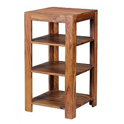 Knihovna z masivního palisandrového dřeva Skyport Fortunata, výška 83 cm