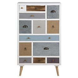 Komoda s nohami z borovicového dřeva Actona Thais, výška 1,14 m