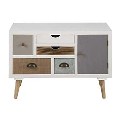 Komoda s nohami z borovicového dřeva Actona Thais, výška 55 cm