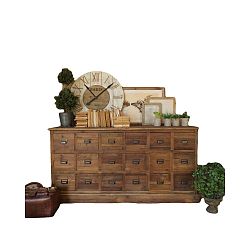 Komoda se zásuvkami z borovicového dřeva Orchidea Milano Vintage Natural