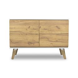 Komoda v dekoru dřeva se 4 zásuvkami SKANDICA Jorgen