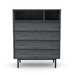 Komoda z akáciového dřeva Livin Hill Capella, výška 120 cm