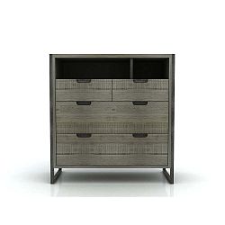 Komoda z akáciového dřeva Livin Hill Flow, 105 x 100 cm