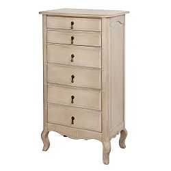 Komoda z březového dřeva se 6 zásuvkami Livin Hill Venezia