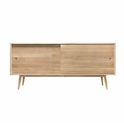 Komoda z dubového dřeva se 2 zásuvkami Wewood - Portuguese Joinery Oak