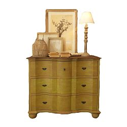 Komoda z mahagonového dřeva Orchidea Milano Antique, výška 105 cm