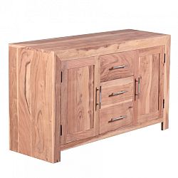 Komoda z masivního akáciového dřeva Skyport Gladis