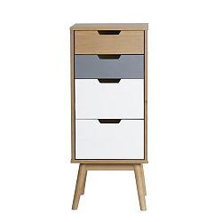 Komoda z masivního borovicového dřeva Marckeric Cusco, šířka 40 cm