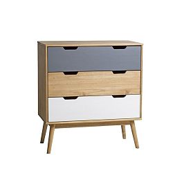 Komoda z masivního borovicového dřeva Marckeric Cusco, šířka 80 cm