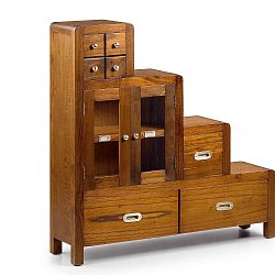 Komoda ze dřeva mindi Moycor Flash Staircase Right