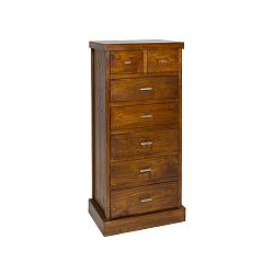 Komoda ze dřeva mindi se 7 zásuvkami Santiago Pons Riccardo