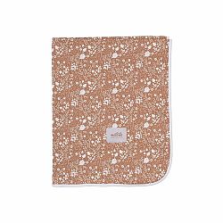 Koňakově hnědá dětská deka z bio bavlny 110x140 cm Organic – Malomi Kids