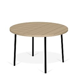 Konfereční stolek s deskou v dekoru dubu TemaHome Ply, ø 70 cm