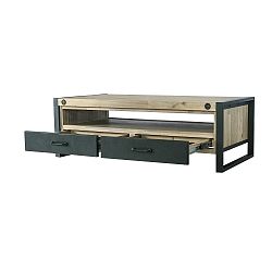 Konfereční stolek s šuplíky z akáciového dřeva sømcasa Boston