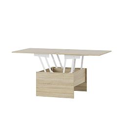 Konferenční rozkládací stolek v dekoru světlého dubu Szynaka Meble Space