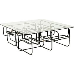 Konferenční stolek s černým podnožím Kare Design Meander