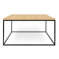 Konferenční stolek s černými nohami TemaHome Gleam, 75 cm