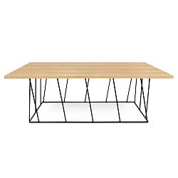 Konferenční stolek s černými nohami TemaHome Helix, 120 cm