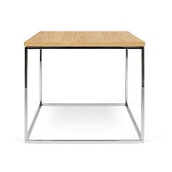 Konferenční stolek s chromovými nohami TemaHome Gleam, 50 cm