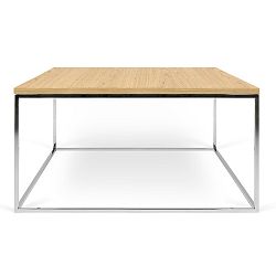 Konferenční stolek s chromovými nohami TemaHome Gleam, 75 cm