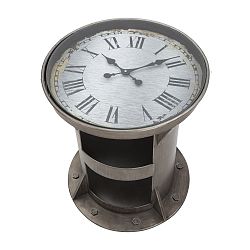 Konferenční stolek s funkčími hodinami Mauro Ferretti Bolt, ⌀ 50 cm