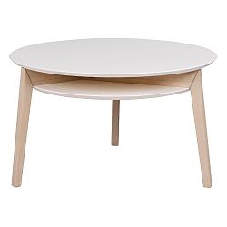 Konferenční stolek s konstrukcí z dubového dřeva Folke Rodeo, ⌀ 85 cm