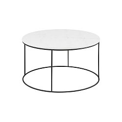 Konferenční stolek s mramorovou deskou Actona Bolton, Ø 80 cm