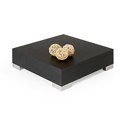 Konferenční stolek v dekoru černé borovice MobiliFiver Icube, 60 x 60 cm