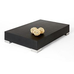 Konferenční stolek v dekoru černé borovice MobiliFiver Icube, 60 x 90 cm