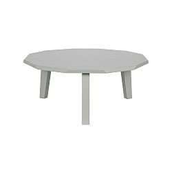 Konferenční stolek z borovicového dřeva v dekoru betonu De Eekhoorn Twelve, ⌀ 80 cm