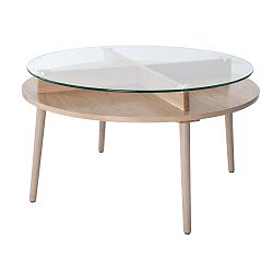 Konferenční stolek z dubového dřeva RGE Solo, ⌀ 90 cm