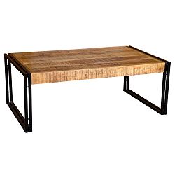 Konferenční stolek z mangového dřeva a kovu VIDA Living Orleans