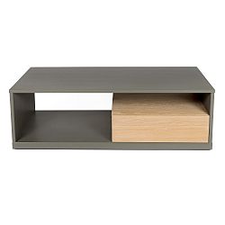 Konferenční stolek z masivního březového dřeva Askala Guscio