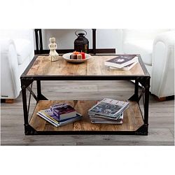 Konferenční stolek z masivního mangového dřeva Massive Home Jenny, 90 x 45 cm