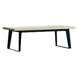 Konferenční stolek ze dřeva bílého dubu Unique Furniture Novara