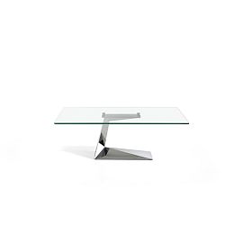 Konferenční stolek ze skla a kovu Ángel Cerdá Diamond